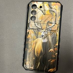 Deer Design Phone Case - Black